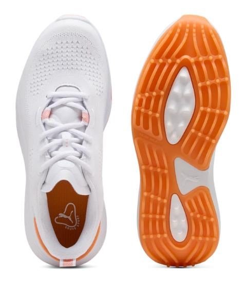 Puma Gruve Sport dámské golfové boty, white/melon glow