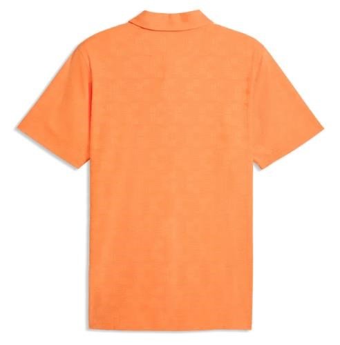 Puma Mattr Deco Jacquard pánské polo, oranžové