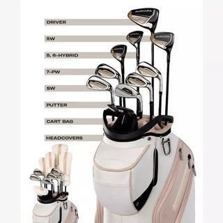 Wilson Aurora dámský golfový set + cart bag