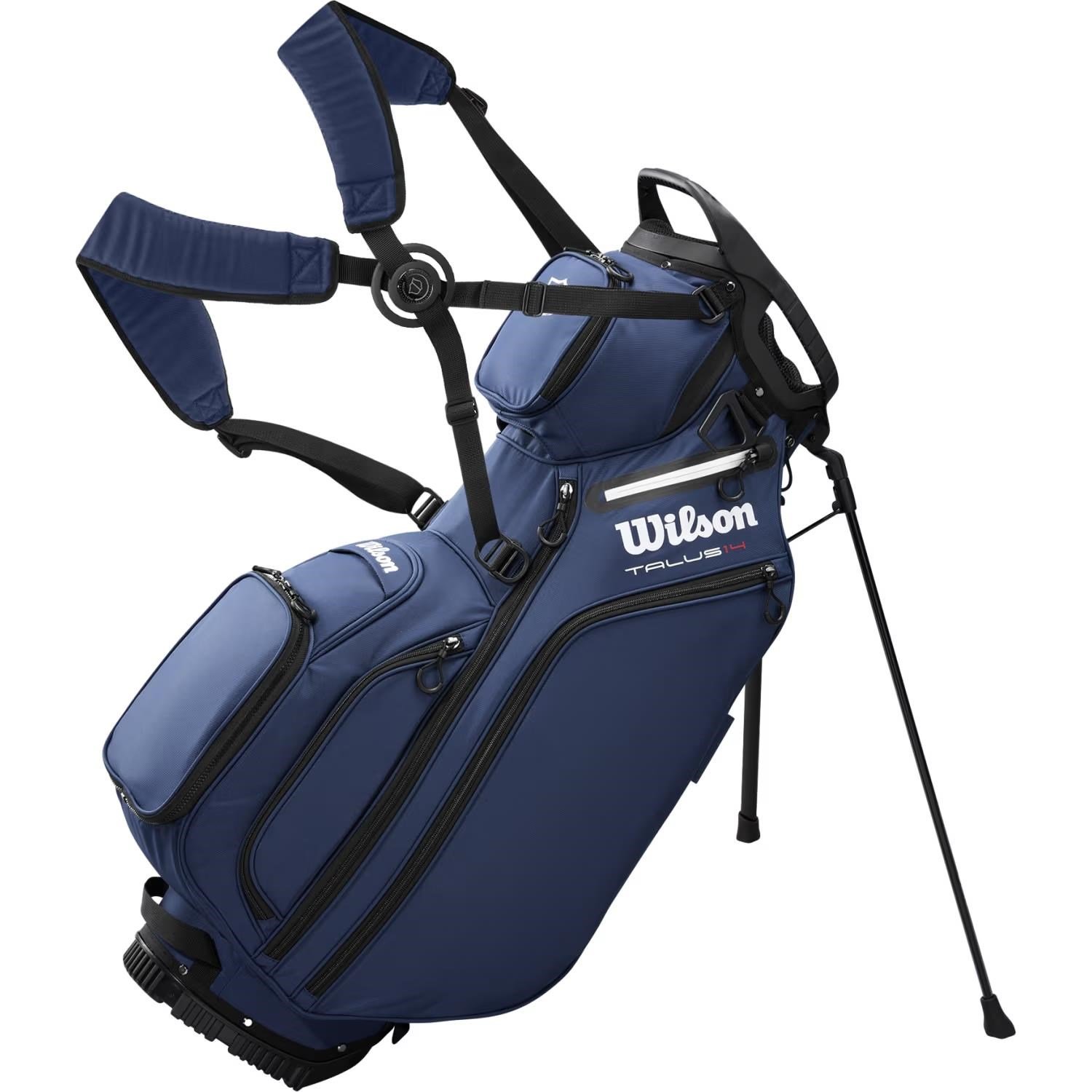 Wilson Talus 14 stand bag, tmavě modro/bílý