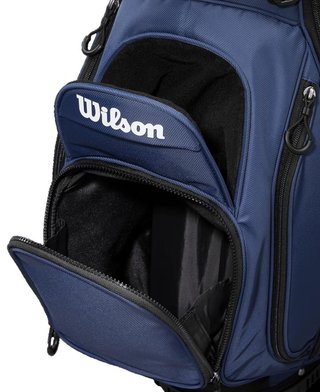 Wilson Talus 14 stand bag, tmavě modro/bílý