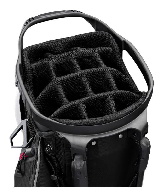 Wilson Talus 14 stand bag, bílo/černý