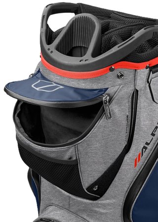Wilson Alpine Dry cart bag, šedo/modro/červený