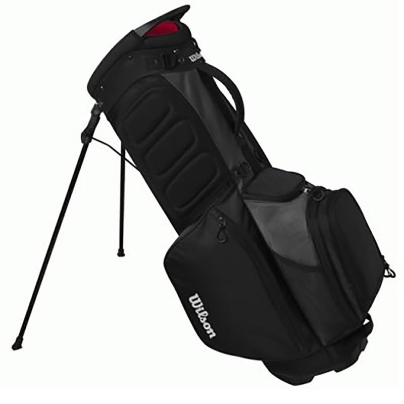 Wilson Feather stand bag, černo/šedo/červený
