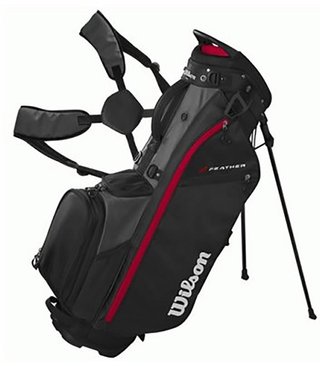 Wilson Feather stand bag, černo/šedo/červený