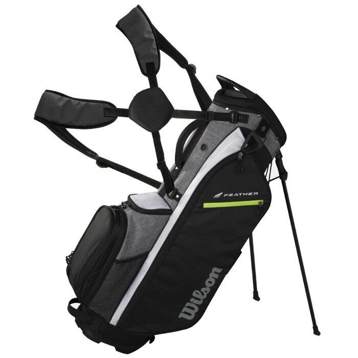 Wilson Feather stand bag, černo/šedo/bílý
