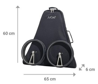 JuCad Phantom Titan Black on Black Rosé 3.0 elektrický vozík, růžový