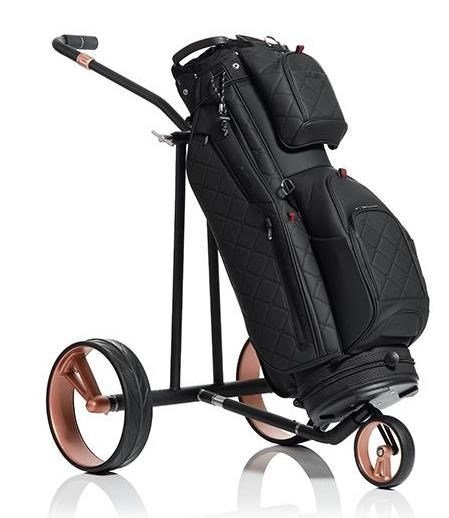 JuCad Phantom Titan Black on Black Rosé 3.0 elektrický vozík, růžový