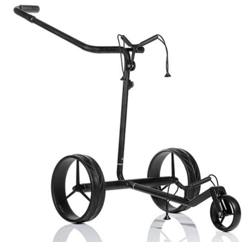 JuCad Carbon Travel Nero SV 3.0 elektrický vozík, černý