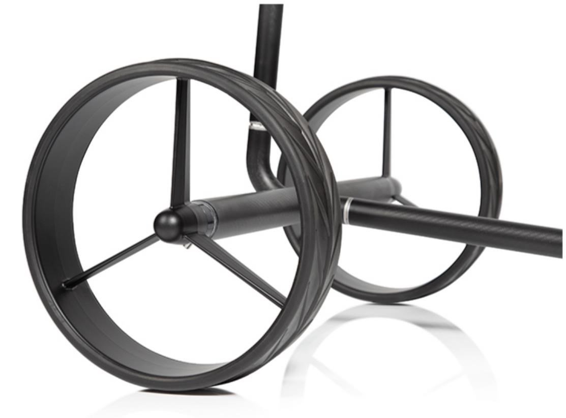 JuCad Carbon Travel Nero SV 3.0 elektrický vozík, černý