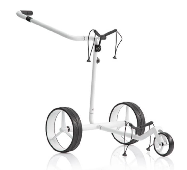 JuCad Carbon Travel Bianco SV 3.0 elektrický vozík, bílý