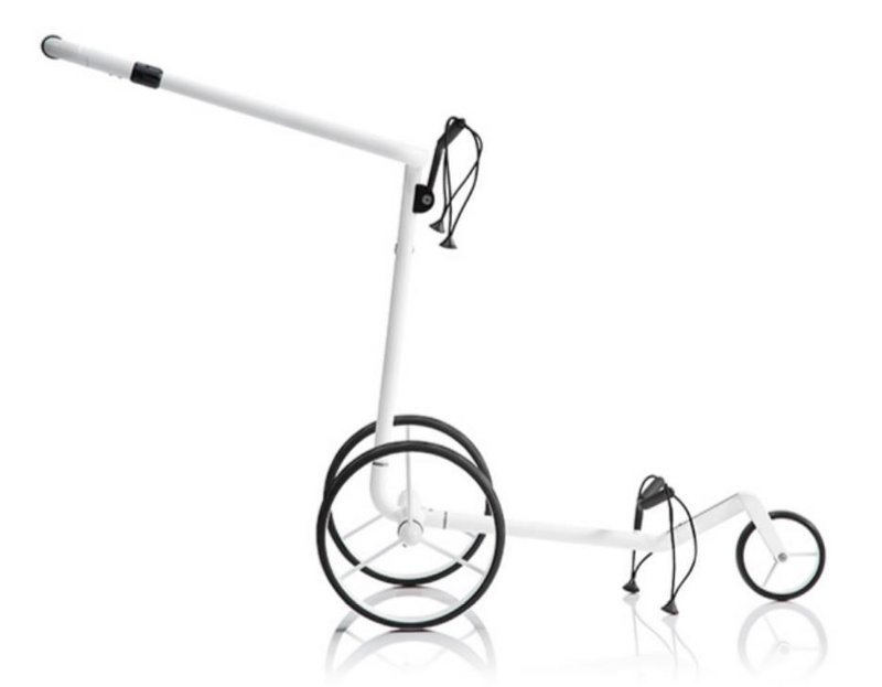 JuCad Carbon Travel Bianco SV 3.0 elektrický vozík, bílý