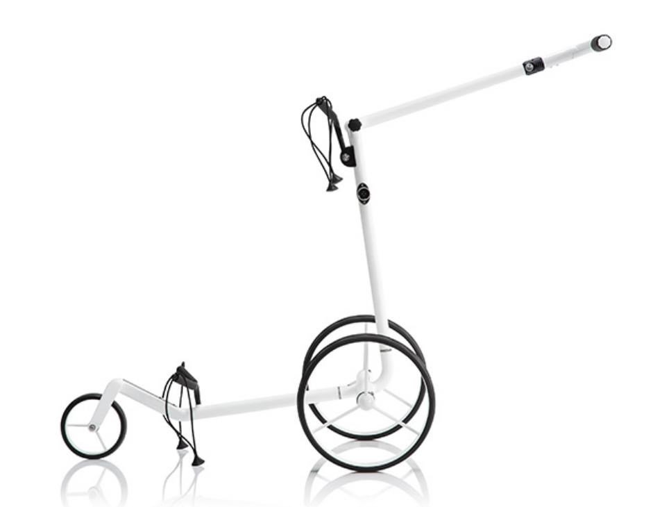 JuCad Carbon Travel Bianco SV 3.0 elektrický vozík, bílý