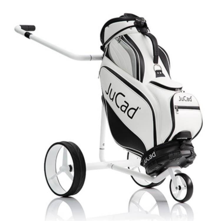JuCad Carbon Travel Bianco SV 3.0 elektrický vozík, bílý
