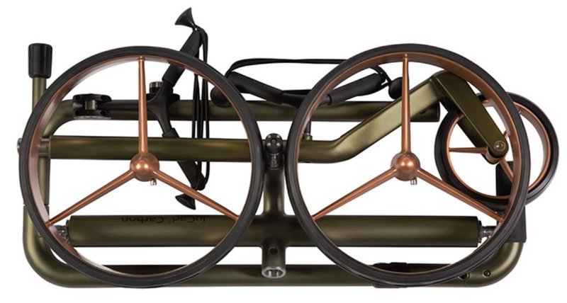 JuCad Carbon Travel Verde Rosé 3.0 elektrický vozík