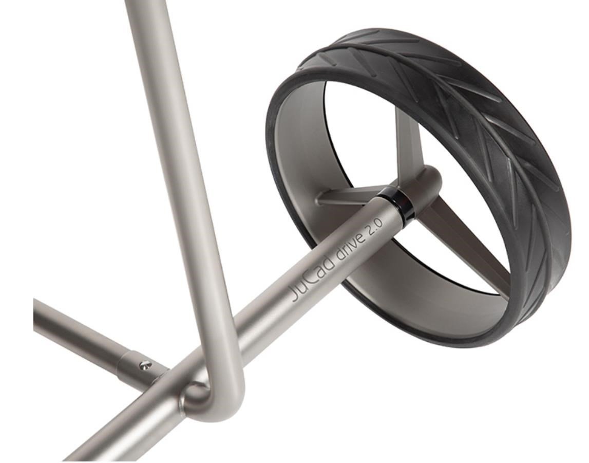JuCad drive Stainless Steel 3.0 elektrický vozík, stříbrný