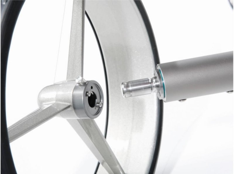 JuCad drive Stainless Steel 3.0 elektrický vozík, stříbrný