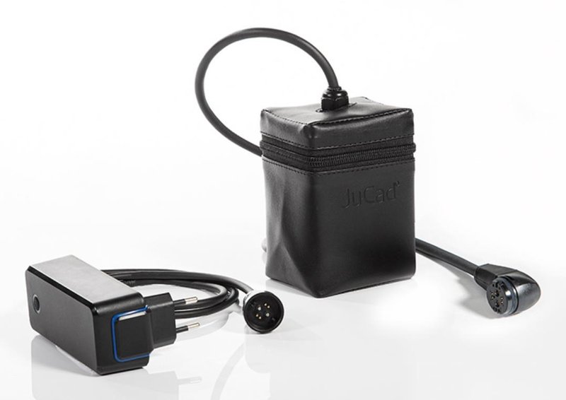 JuCad drive Stainless Steel 3.0 elektrický vozík, stříbrný