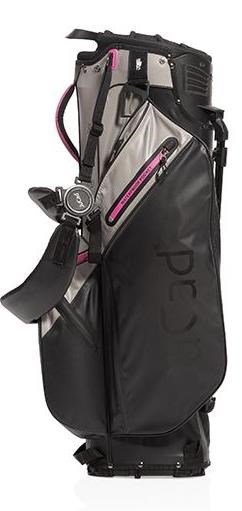 JuCad Bag 3in1 Pro Dry cart bag, černo/šedo/růžový