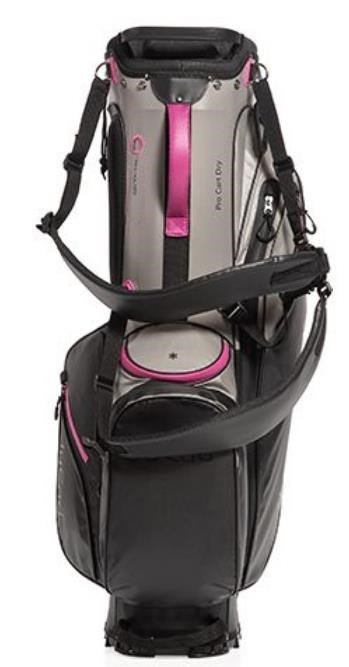 JuCad Bag 3in1 Pro Dry cart bag, černo/šedo/růžový