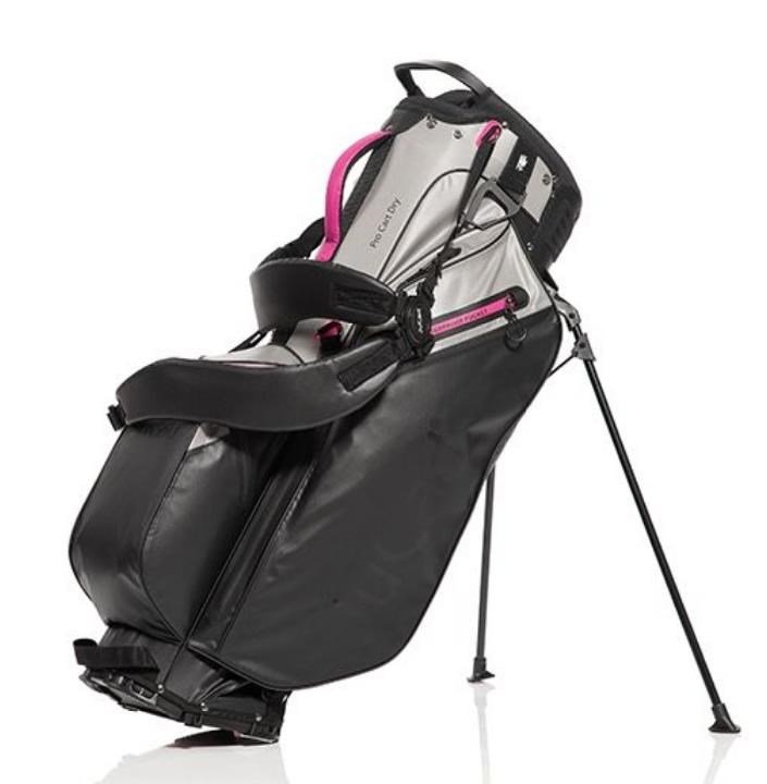 JuCad Bag 3in1 Pro Dry cart bag, černo/šedo/růžový
