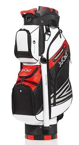 JuCad Quiet Line cart bag, černo/bílo/červený