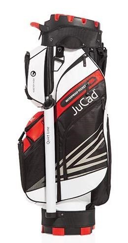 JuCad Quiet Line cart bag, černo/bílo/červený