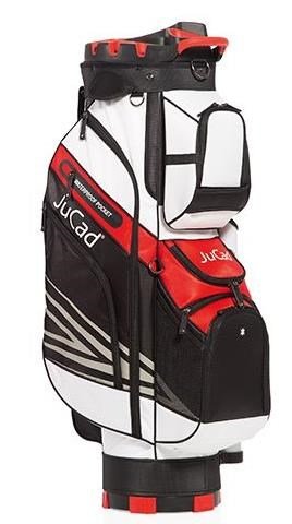 JuCad Quiet Line cart bag, černo/bílo/červený