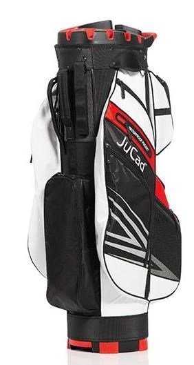 JuCad Quiet Line cart bag, černo/bílo/červený