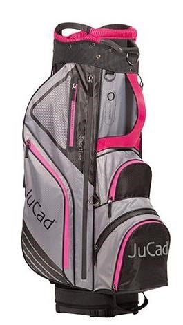JuCad Sportine cart bag, černo/šedo/růžový