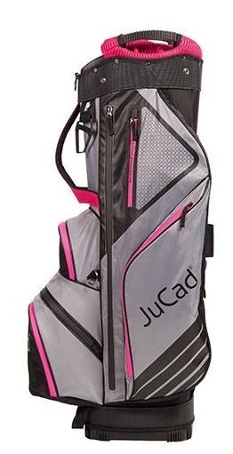 JuCad Sportine cart bag, černo/šedo/růžový