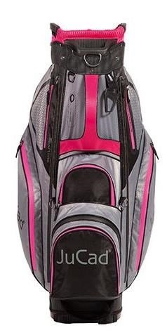 JuCad Sportine cart bag, černo/šedo/růžový