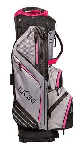 JuCad Sportine cart bag, černo/šedo/růžový