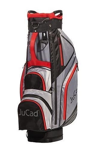 JuCad Sportine cart bag, černo/šedo/červený