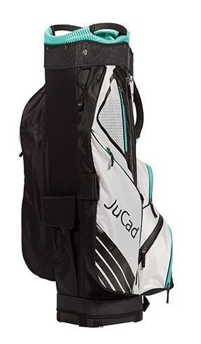 JuCad Sportine cart bag, černo/šedý/tyrkysová