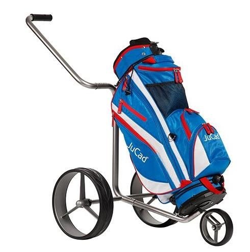 JuCad Junior dětský cart bag, modro/bílo/červený
