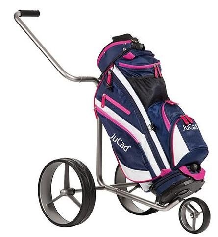 JuCad Junior dětský cart bag, modro/bílo/růžový
