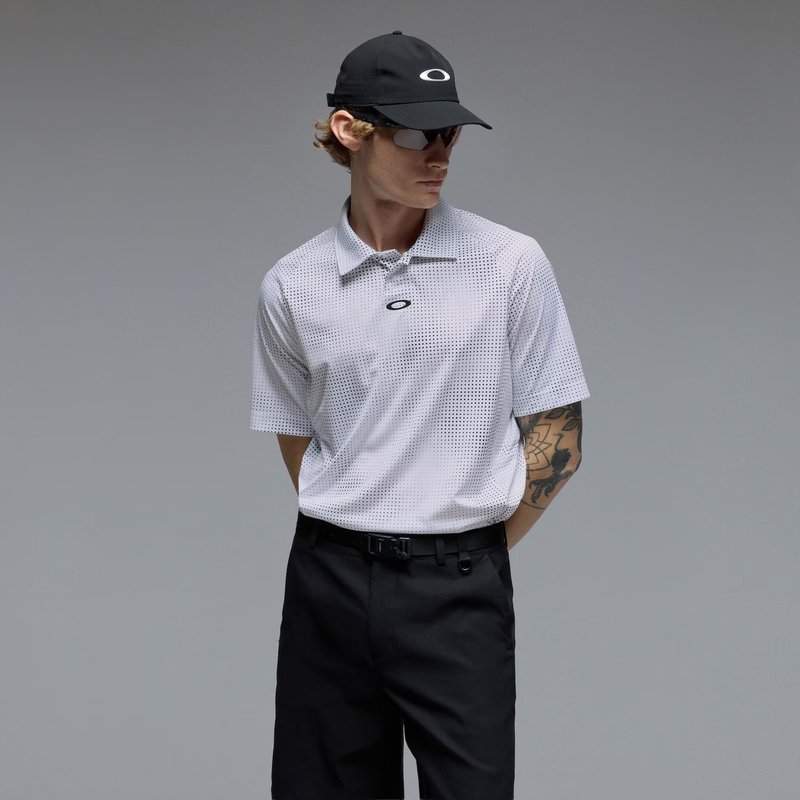 Oakley C1 Overcast pánské polo, bílé