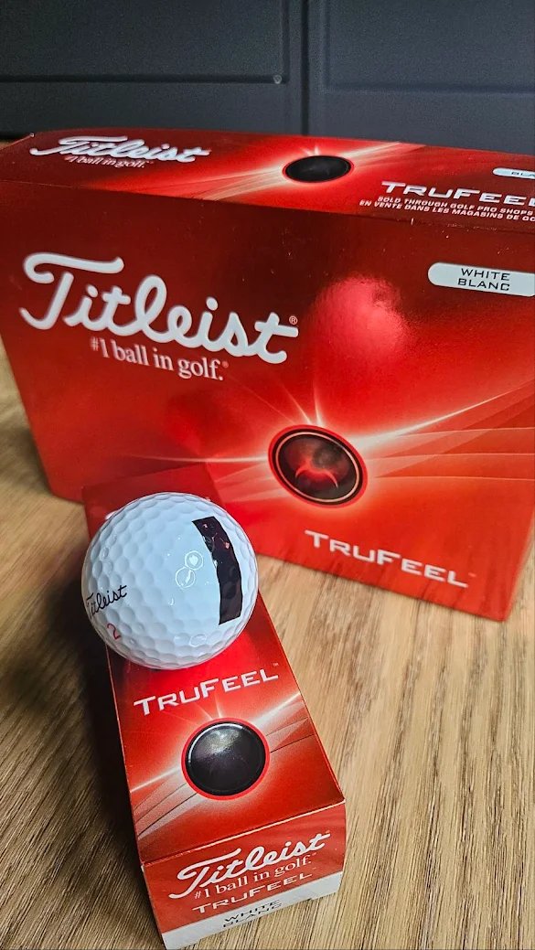 Titleist TruFeel ALIGN golfový míček s potiskem, 1ks