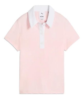 Puma X Mumu Crest dámské polo, rose blossom