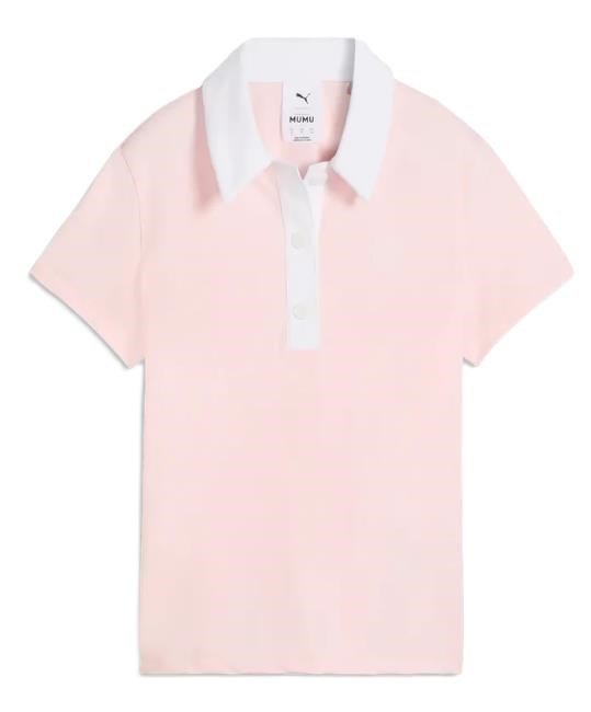 Puma X Mumu Crest dámské polo, rose blossom