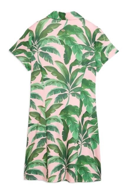 Puma X Mumu Palm golfové šaty, rose blossom/opal green