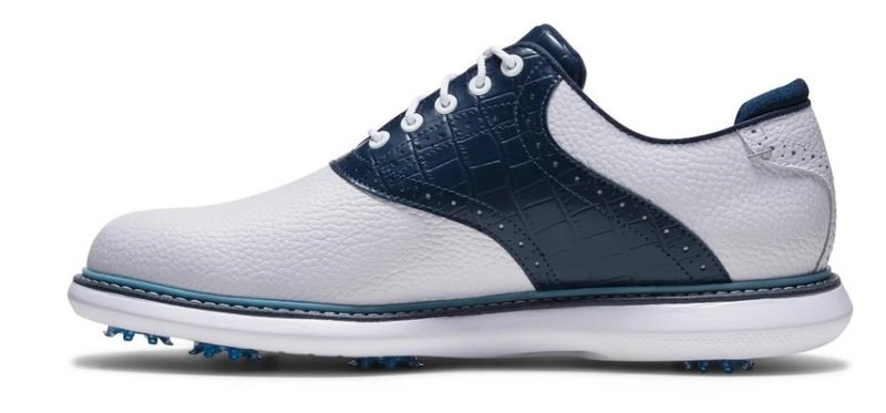 FootJoy Traditions pánské golfové boty, bílo/modré