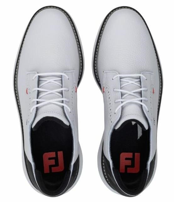 FootJoy Traditions Spikeless pánské golfové boty, bílo/černé