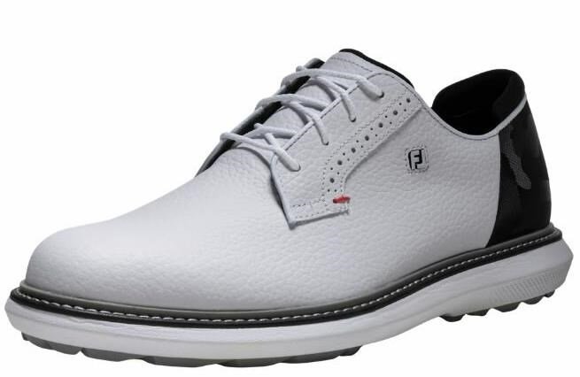 FootJoy Traditions Spikeless pánské golfové boty, bílo/černé