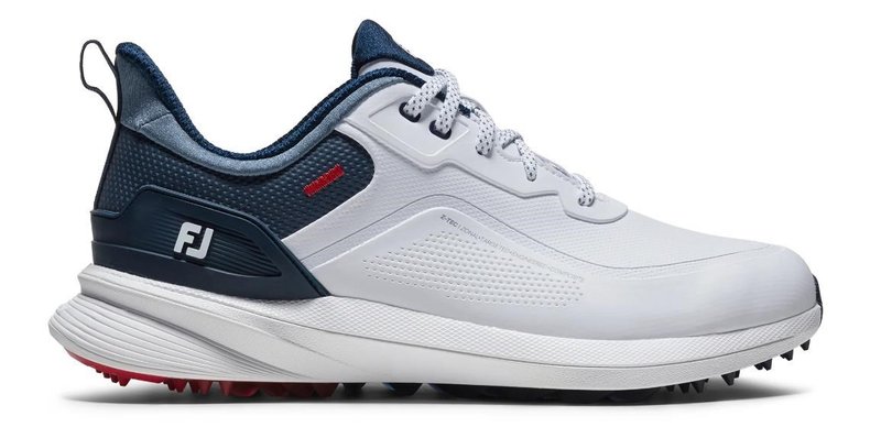 FootJoy Pro/SL pánské golfové boty, bílo/modro/červené