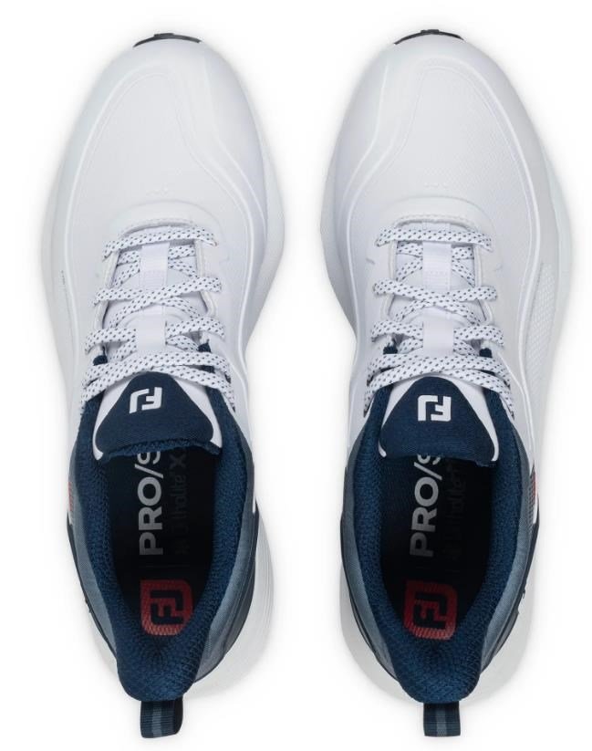 FootJoy Pro/SL pánské golfové boty, bílo/modro/červené