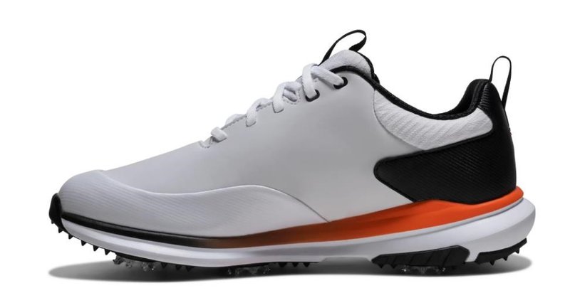 FootJoy Tour Rival pánské golfové boty, bílo/černo/oranžové