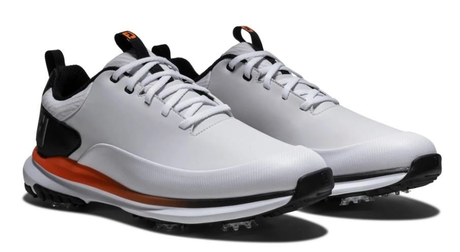 FootJoy Tour Rival pánské golfové boty, bílo/černo/oranžové