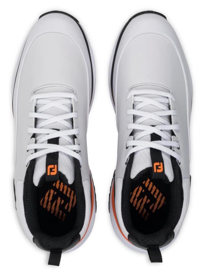 FootJoy Tour Rival pánské golfové boty, bílo/černo/oranžové